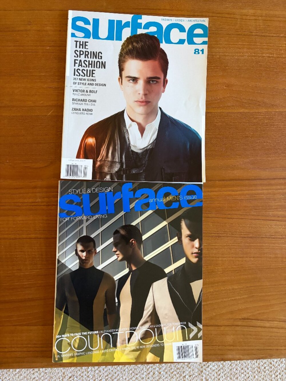 SURFACE MAGAZINE ISSUE #75 - MEN'S ISSUE - FASHION & ARCHITECTURE #81 Spring